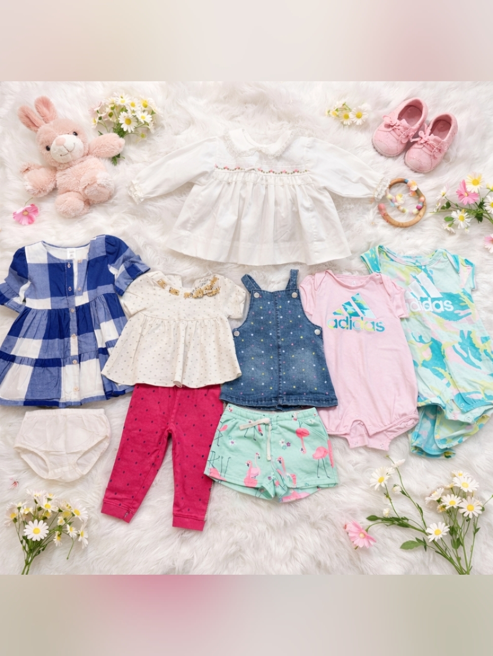 Baby Girl Clothing Bundle – 6–9 Months